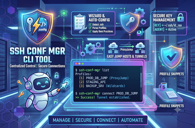 ssh-config-manager (CLI Utility)